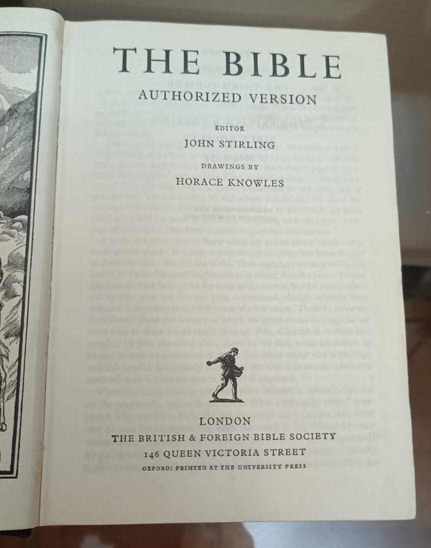 THE BIBLE, Autorized Version 1804-1954